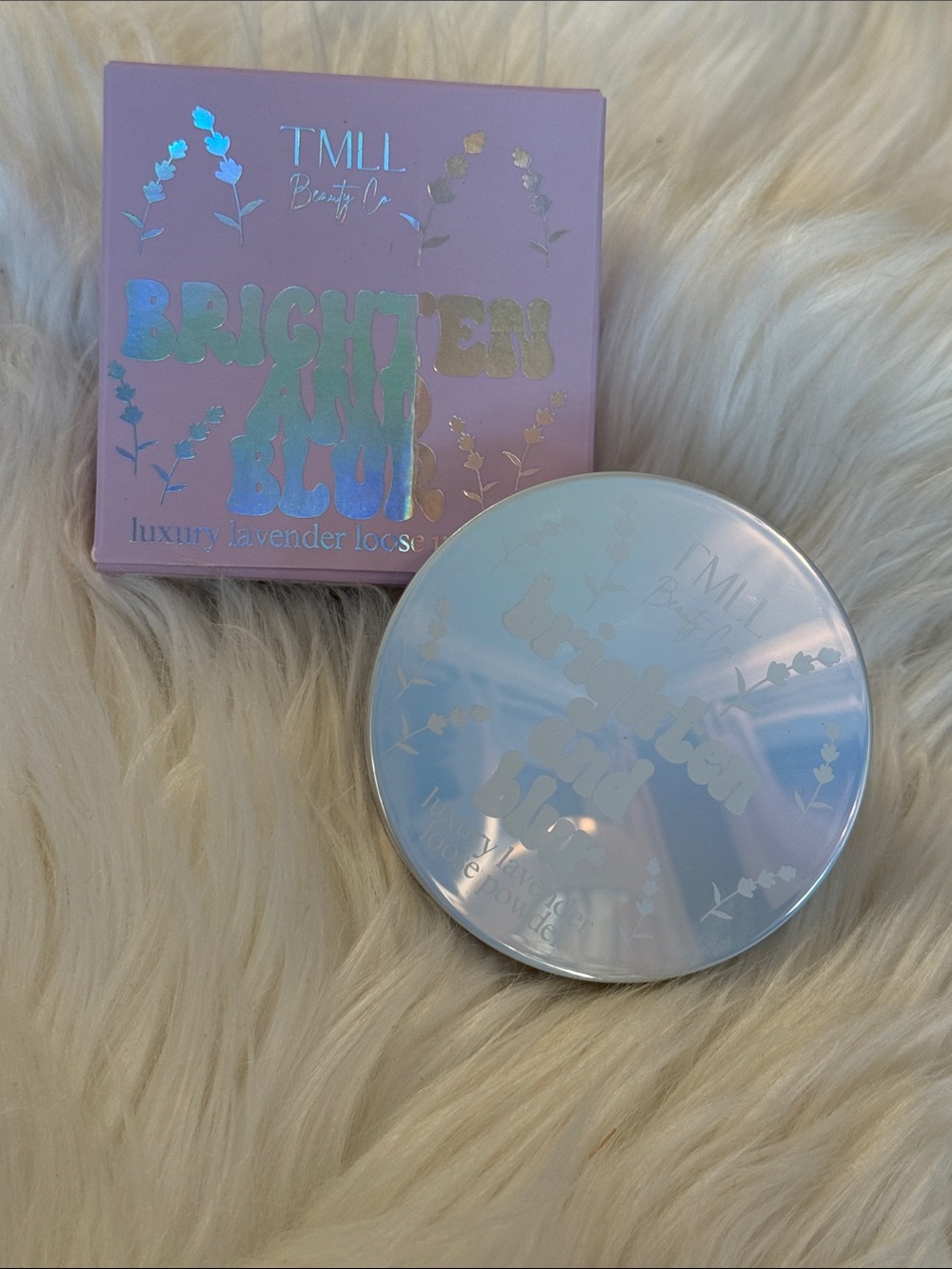 TMLL Brighten and Blur Luxury Lavender Loose Powder